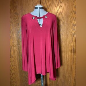 Joseph Ribkoff wine Tunic